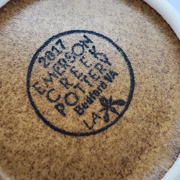 Emerson Creek Pottery Appalachian Trail Monogram Coffee Mug Cup Stoneware Hiker - Picture 9 of 9